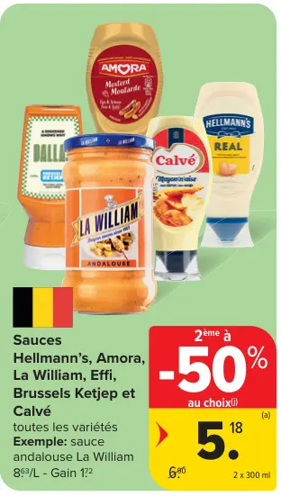 Offre: Sauces