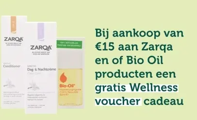 Promotie: Zarqa and Bio Oil products