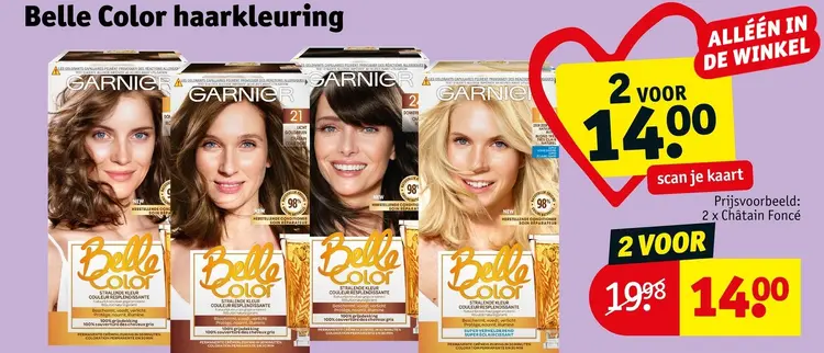 Promotie: Belle Color haarkleuring