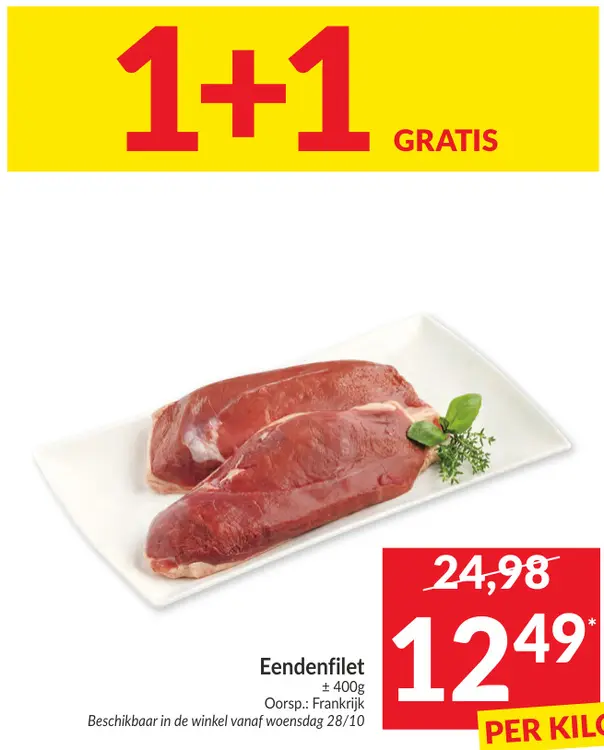 Promotie: Eendenfilet