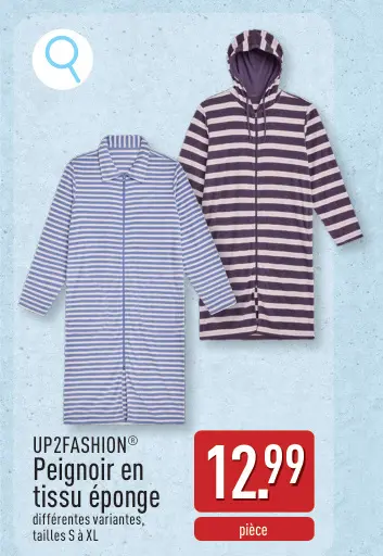 Offre: Peignoir en tissu éponge