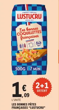 Aanbieding: LES BONNES PÂTES FRANÇAISES "LUSTUCRU"