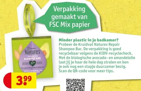Aanbieding: Natures Repair Shampoo Bar