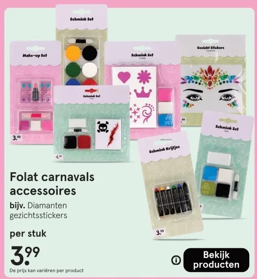 Aanbieding: Folat carnavals accessoires