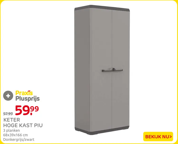 Aanbieding: Hoge kast piu