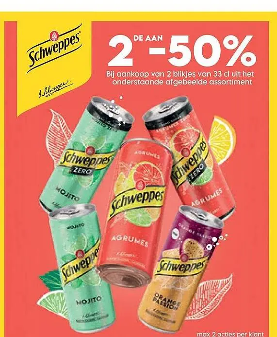 Promotie: Schweppes