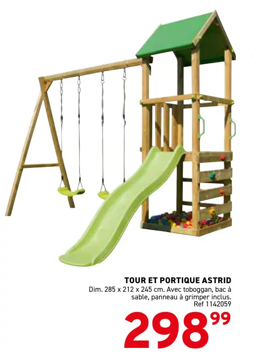 Offre: Tour et portique astrid