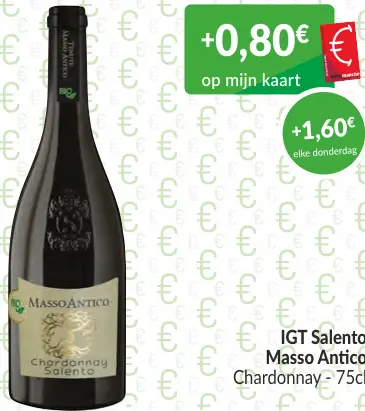 Promotie: Masso Antico IGT Salento Masso Antico Chardonnay