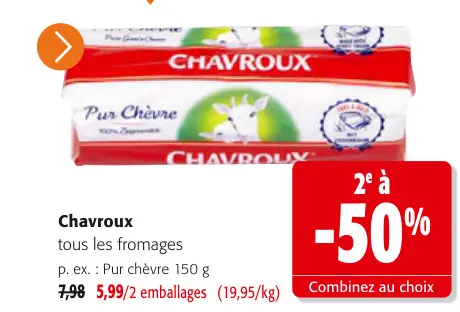 Offre: Tous les fromages