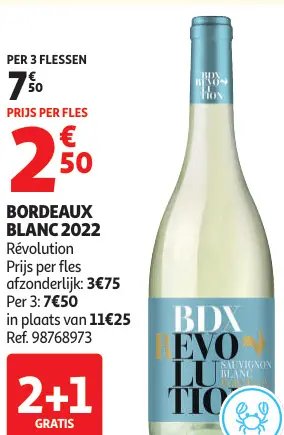Promotie: Bordeaux Blanc 2022