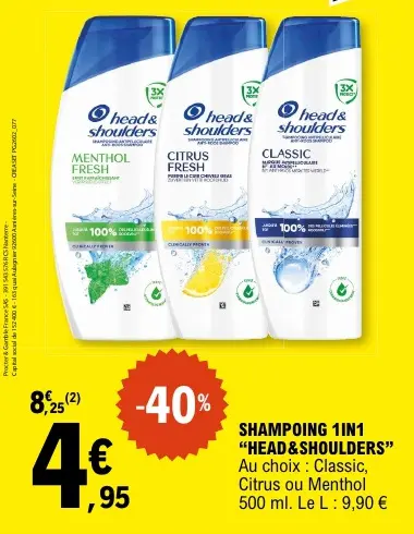 Offre: Shampoing 1in1