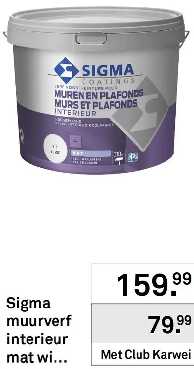 Aanbieding: Muurverf interieur mat wi...