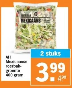 Aanbieding: Mexicaanse roerbak-groente