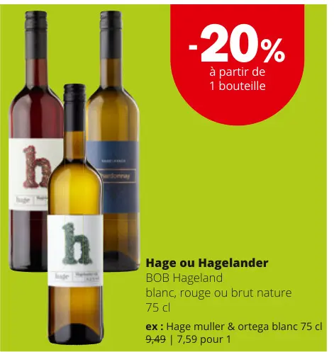 Offre: Hage ou Hagelander
