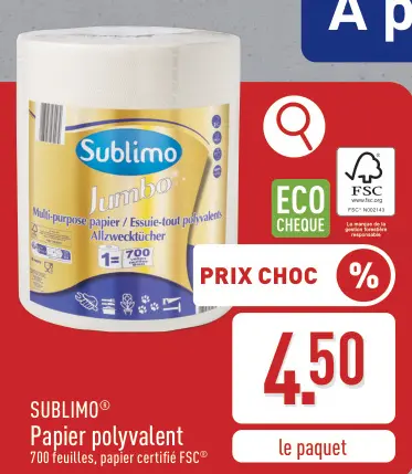 Offre: Papier polyvalent