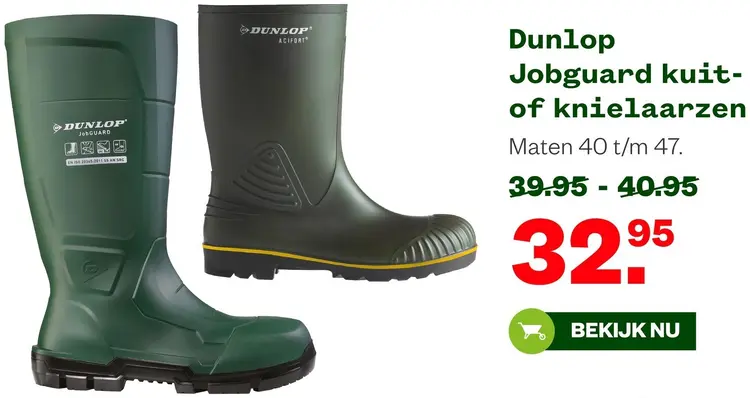 Aanbieding: Jobguard kuit- of knielaarzen