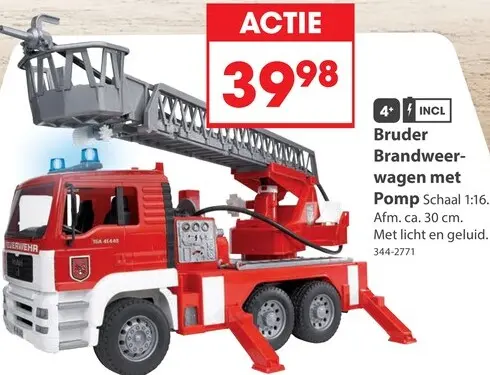 Aanbieding: Brandweerwagen met Pomp