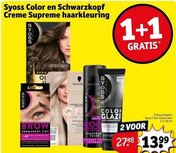 Aanbieding: Color en Creme Supreme haarkleuring