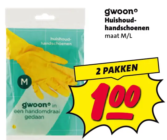 Aanbieding: Huishoud-handschoenen