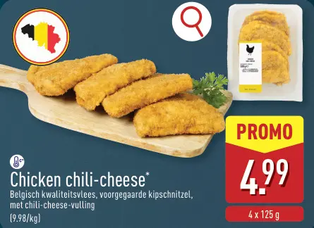 Promotie: Chicken chili-cheese