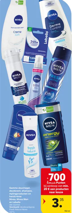 Promotie: Gamma douchegel, deodorant, shampoo, stylingproducten en handcrème