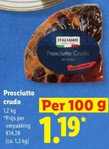 Aanbieding: Prosciutto crudo
