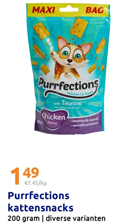 Aanbieding: Purrfections kattensnacks