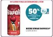 Aanbieding: BIERE KWAK ROUGE