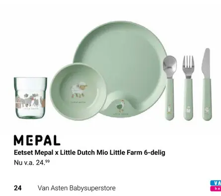 Aanbieding: Eetset Mepal x Little Dutch Mio Little Farm