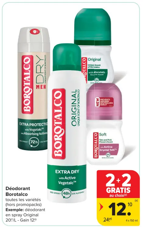 Offre: Déodorant