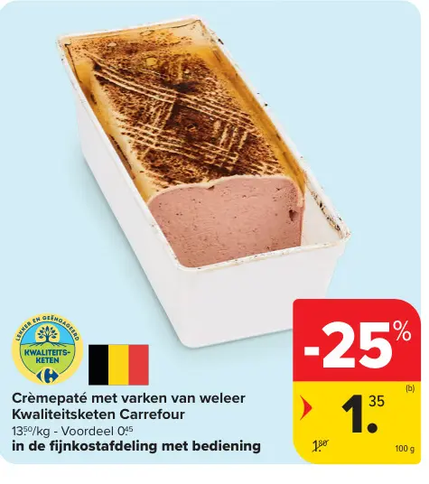 Promotie: Crèmepaté met varken van weleer