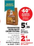 Offre: Croquettes pour petit chien Ultima