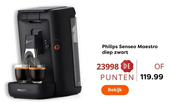 Aanbieding: Senseo Maestro diep zwart