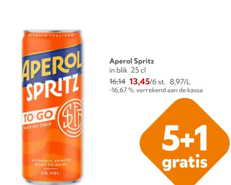 Promotie: Spritz in blik