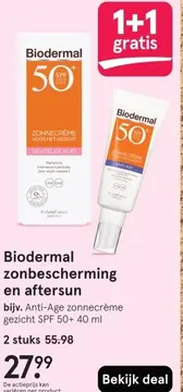 Aanbieding: Biodermal zonbescherming en aftersun