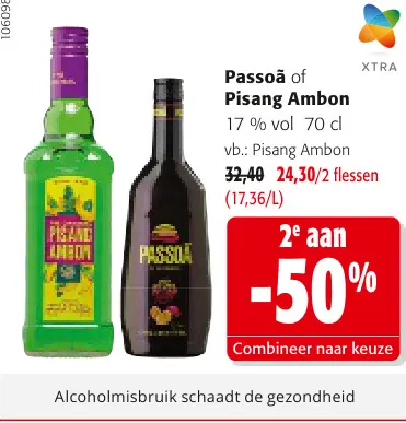 Promotie: Passoã of Pisang Ambon