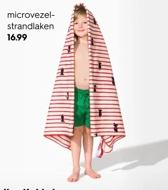 Aanbieding: microvezel-strandlaken