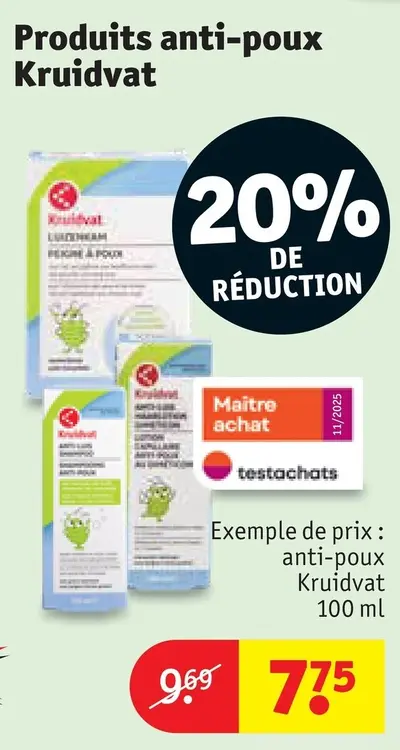 Offre: Produits anti-poux