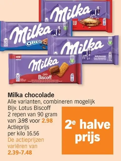 Promotie: Milka chocolade
