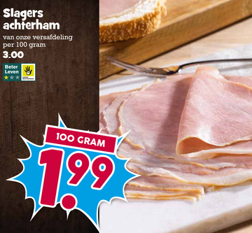 Aanbieding: Slagers achterham