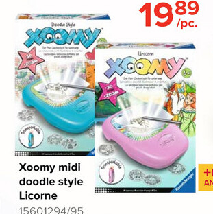 Offre: Xoomy midi doodle style Licorne