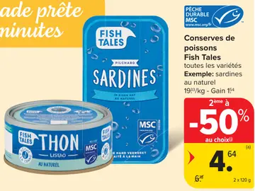 Offre: Conserves de poissons