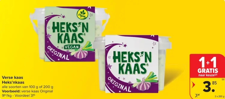 Promotie: Verse kaas Heks'nkaas