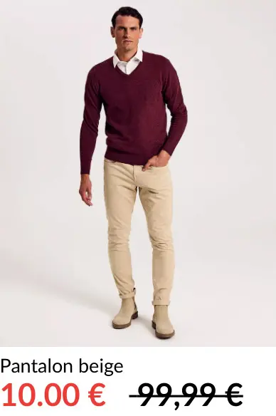 Offre: Pantalon beige