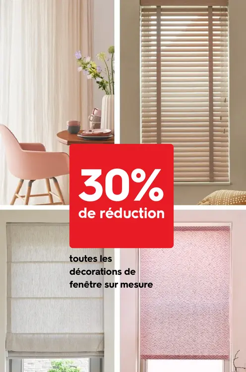 Offre: décorations de fenêtre sur mesure