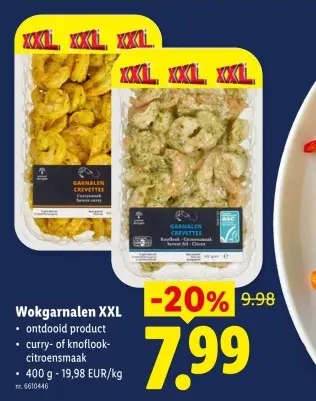 Promotie: Wokgarnalen XXL