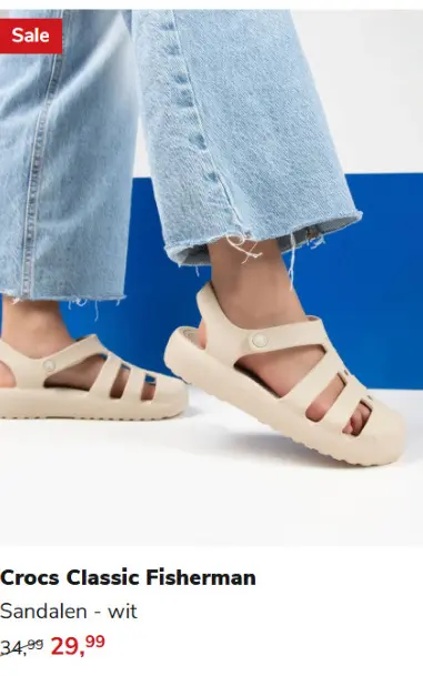 Promotie: Crocs Classic Fisherman