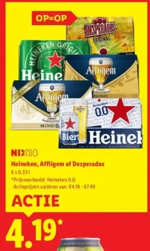 Aanbieding: Heineken, Affligem of Desperados