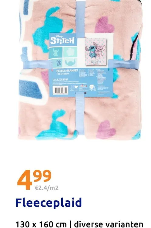 Aanbieding: Fleeceplaid