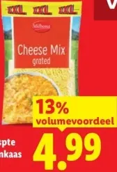 Aanbieding: Geraspte gratinkaas